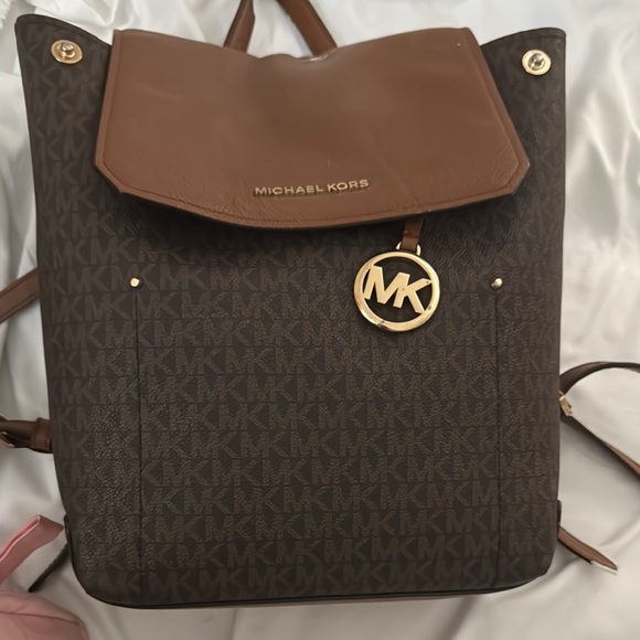 Michael Kors Handbags - Michael Kors Brown Backpack